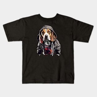 Beagle Rapper Kids T-Shirt